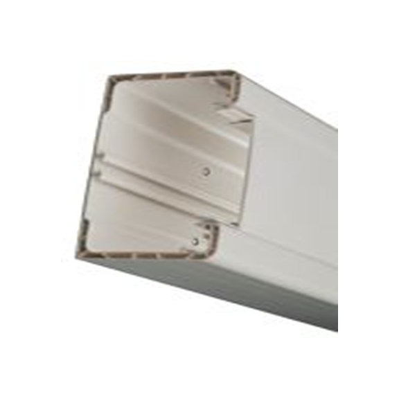 RS PRO,221-5295,自熄灭, 难燃 聚氯乙烯, 130 mm宽x70 mm深x2 m长, 白色