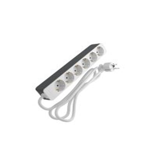 RS PRO,222-2596,白色 插座, 额定电压250 V, 6个 YC13H插座, 电缆长2 m, IP20防护等级