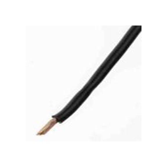 RS PRO,225-2150,黑色 圆形 架空电缆, 1.5 mm², 305 m长 30/0.2 mm, 16 AWG 聚氯乙烯, 1 kV dc, 最高105 °C, Tri-Rated系列