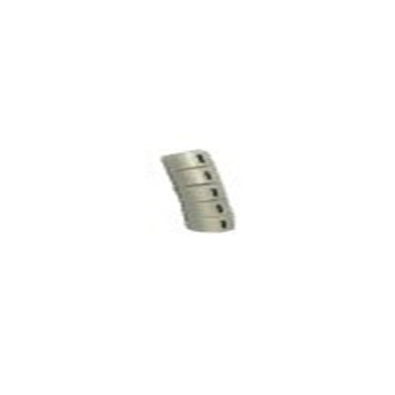 RS PRO,225-2169,RS PRO 防油 电缆标识, 滑动式固定 4.2 mm 3 mm, 黑色, 4 mm, WEC系列