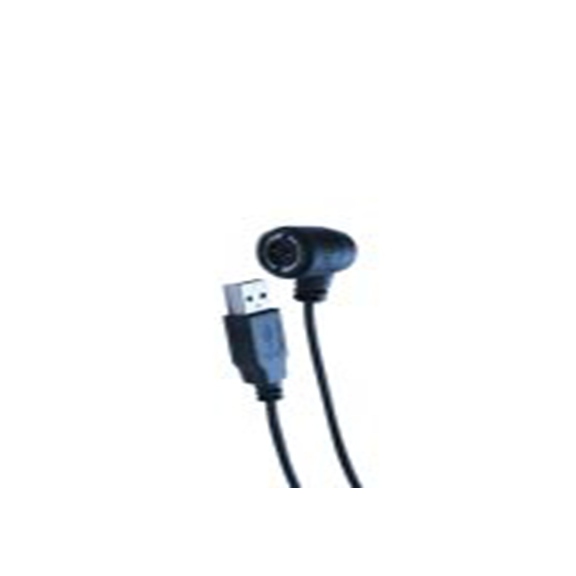 RS PRO,231-7901,RS PRO 传感器执行器电缆, 1 m长 2, 直角转USB A 型 公 黑色护套, GT193119系列