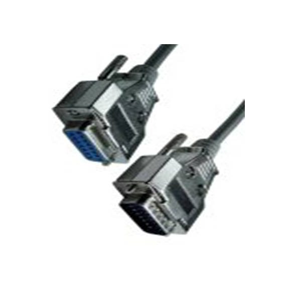 RS PRO,236-9144,RS PRO 串行电缆, D-Sub 15针 公转D-Sub 15针 母插, 1.5 m长, 灰色 聚氯乙烯护套, CE, REACH, UKCA, RoHS标准, R