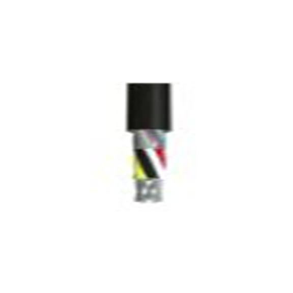 RS PRO,236-9232,3芯, DEF STAN系列 铠装 多芯工业电缆 0.5 mm², 未屏蔽, 阻燃, 25 m长, 黑色 聚氯乙烯护套