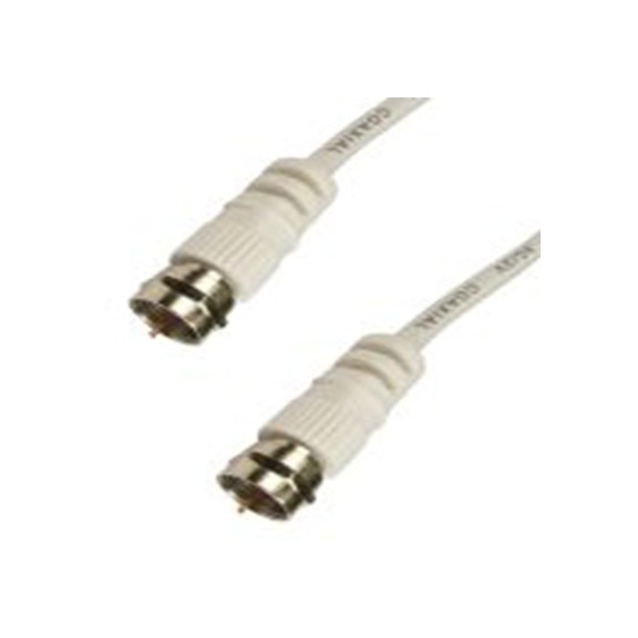 RS PRO,266-2175,F型连接器 同轴电缆, 3 m长, 75 Ω, 端接, 50 mm外径, 白色, F Type, F-Type系列