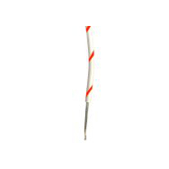RS PRO,267-5880,白色, 红色 5 类 BS EN 60228 架空电缆, 0.22 mm², 100 m长 7/0.2 mm 聚氯乙烯, 1000 V ac, 最高85 °C, RS 