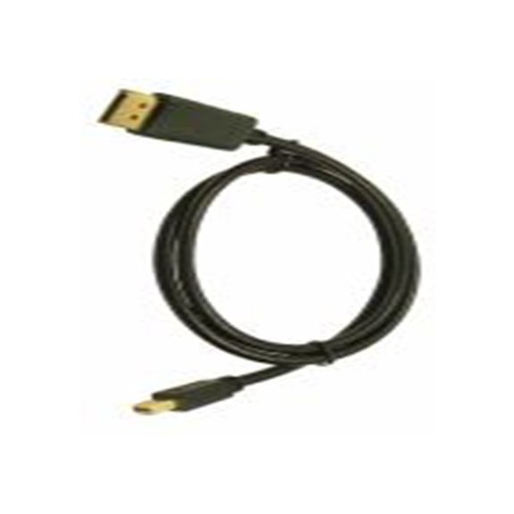 RS PRO,276-1179,RS PRO DP线, 1 m长, 屏接口 公转微型 DisplayPort 公, 黑色 聚氯乙烯护套