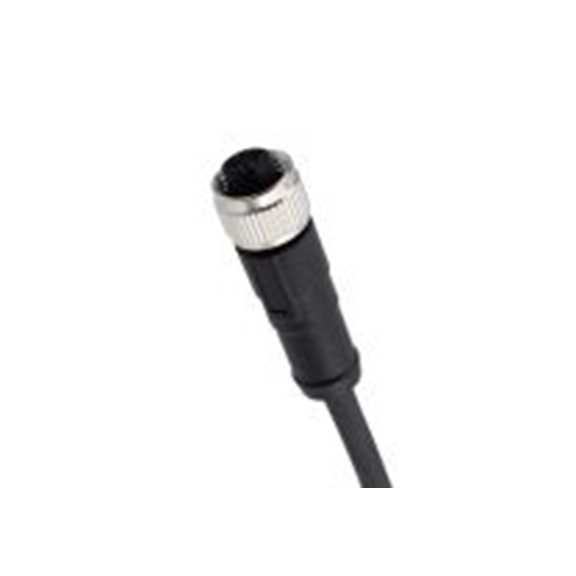 RS PRO,282-5389,RS PRO 电缆, 5 m长 5, M12, 直向 母插, PU 黑色护套, IP40