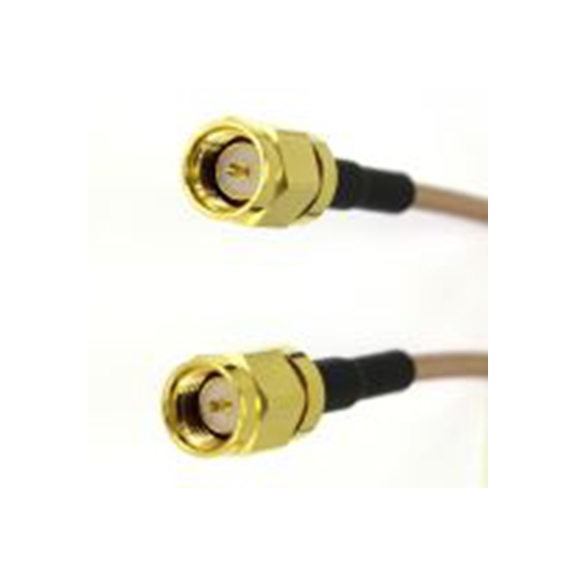 RS PRO,283-4817,RG316 同轴电缆, 500 mm长, 50 Ω, 端接, 2.5 mm外径, 棕色, SMA系列