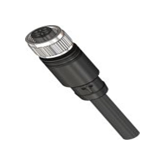 RS PRO,283-4881,RS PRO 执行器/传感器电缆, 2 m长 4, M12, 直向 母插转自由电缆端 无端接, 聚氯乙烯 黑色护套, IP40