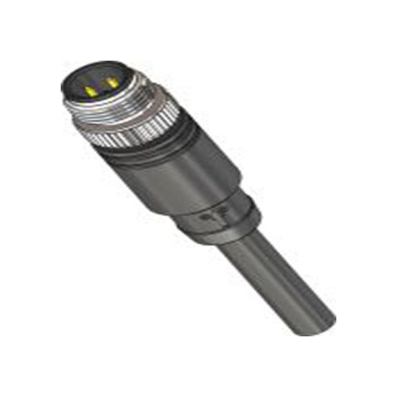 RS PRO,283-4931,RS PRO 执行器/传感器电缆, 5 m长 4, M12, 直向 公, 聚氯乙烯 黑色护套, IP40
