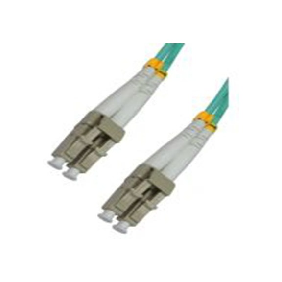 RS PRO,284-6945,2芯 OM3 光纤电缆, 20 m长, Φ3 mm线芯, 低烟，无卤 淡蓝色护套