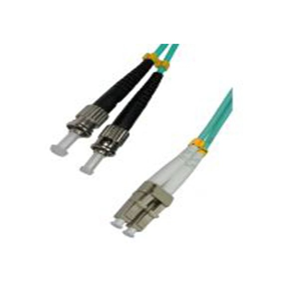 RS PRO,284-6954,2芯 OM3 光纤电缆, 1 m长, Φ3 mm线芯, 低烟，无卤 淡蓝色护套