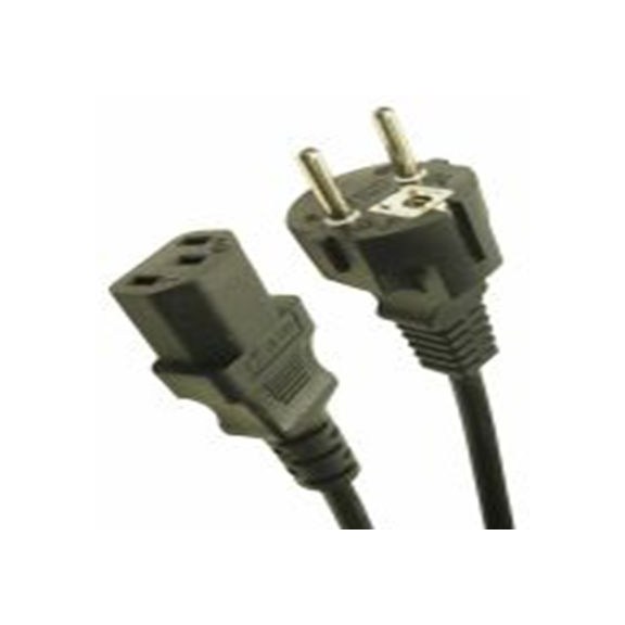 RS PRO,284-8176,1 m 电源电缆组件, 250 V, 直向转直 聚氯乙烯, 黑色, 符合VDE标准