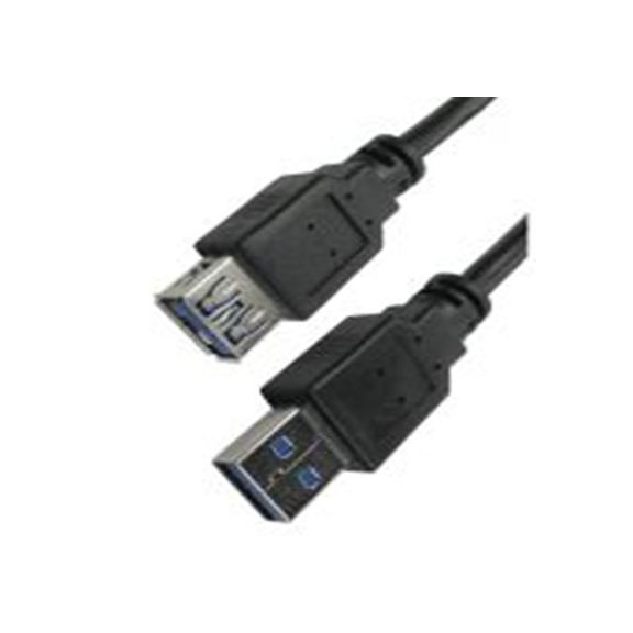 RS PRO,286-2926,RS PRO , USB A 型 公转USB A 型 母插, 3 m长, USB 3.0, 黑色