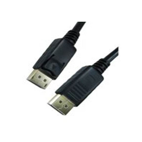 RS PRO,286-2933,RS PRO DP线, 15 m长, 屏接口 公转屏接口 公, 黑色 聚氯乙烯护套, 99DP-015LOCK系列