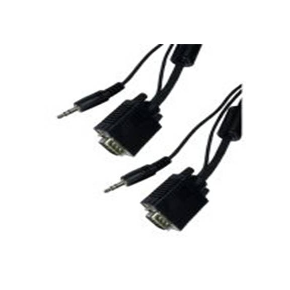 RS PRO,286-3275,RS PRO SVGA 电缆, 公 SVGA转公, 3 m长, 黑色, 符合CE, REACH, RoHS, UKCA标准, CDEX系列