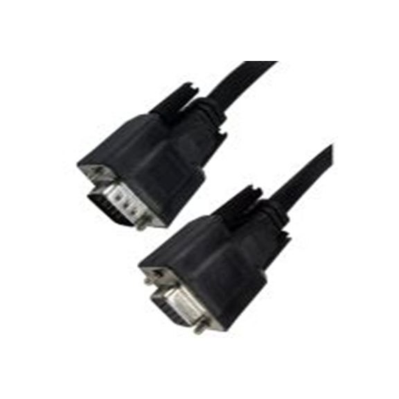 RS PRO,286-3287,RS PRO SVGA 电缆, 公 SVGA转母插 SVGA, 1 m长, 黑色, 符合CE, REACH, RoHS, UKCA标准, CDEXFLAT系列