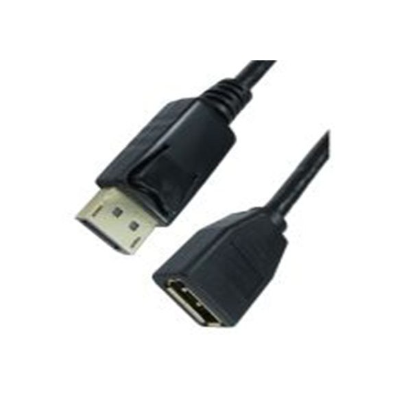 RS PRO,286-3302,RS PRO DP线, 3 m长, 屏接口 公转屏接口 母插, 黑色 聚氯乙烯护套, CDLDPMF系列