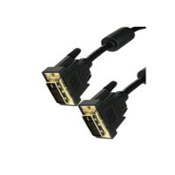 RS PRO,286-3305,RS PRO DVI线, 5 m长, DVI-I 公转DVI-I 公, 黑色 聚氯乙烯, 聚氯乙烯