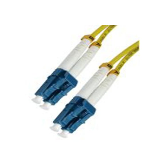 RS PRO,286-3350,2芯 OS2 单模双工 光纤电缆, 15 m长, Φ3 mm线芯, 低烟，无卤 黄色护套
