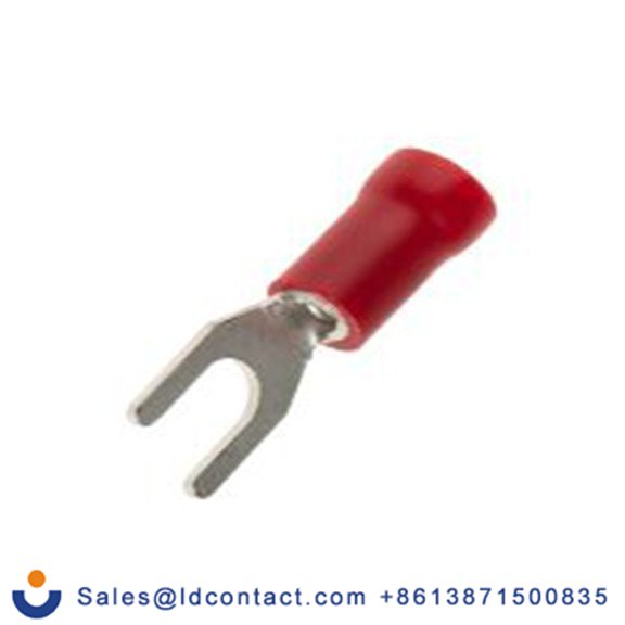 RS PRO,534-272,绝缘 叉型端子, M3.5螺栓, 红色, 最小电线尺寸: 22 AWG 16 AWG, 6.4 mm宽, 0.8 mm厚, 镀锡触点 乙烯基