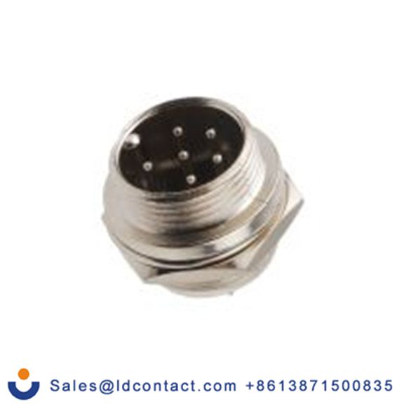 RS PRO,111-5764,Miniature 圆形连接器 插座, 6芯, 面板安装, 公芯, 48 V, ZC系列