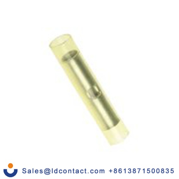 RS PRO,267-4007,电线接头连接器, 对接, 黄色, Φ6.2 mm, 绝缘, 41 mm总长, WBNY系列 10 AWG
