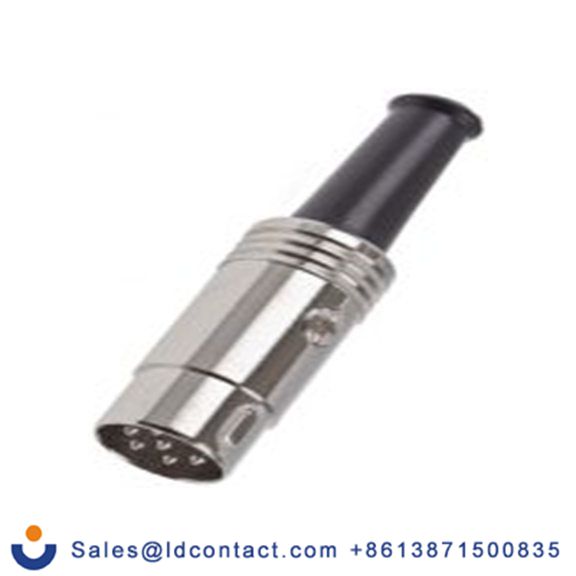 RS PRO,170-5546,DIN插头, Standard, DIN 45322, 6触芯, 电缆安装, 直向 4A 131系列, 60 V ac, 螺钉 公