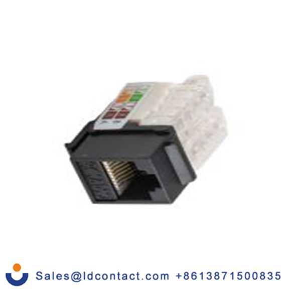 RS PRO,791-8507,RJ45 母插 五类, 电缆安装 RJ45 连接器, 1口, 8路, 非屏蔽双绞线（UTP）, 直向 GT1EKTVNL系列