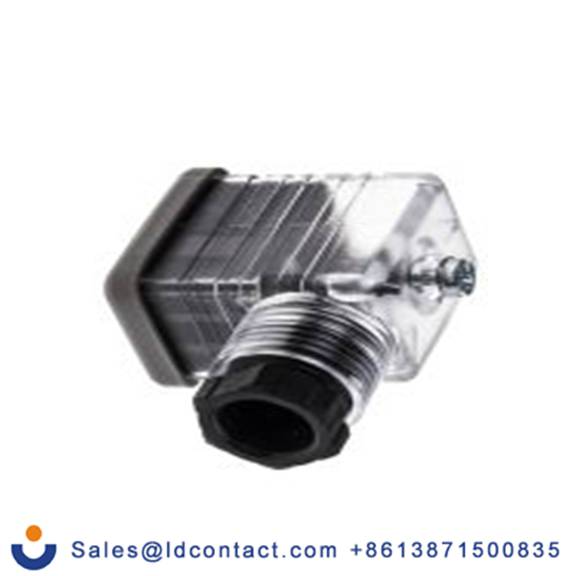 RS PRO,811-8219,带灯电磁阀插头, DIN 43650 B型, 母座, 2P+E, 250 V 交流, 10A, PG9格兰头, 透明