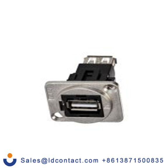 RS PRO,907-5637,USB 连接器, USB A 型 母插, 2端口, 面板安装 直向 USB 2.0 FT系列