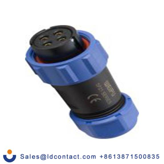 RS PRO,124-6684,Standard 圆形连接器 插头, 3芯, 电缆安装, 母插芯, 500 V, IP68, SP21系列