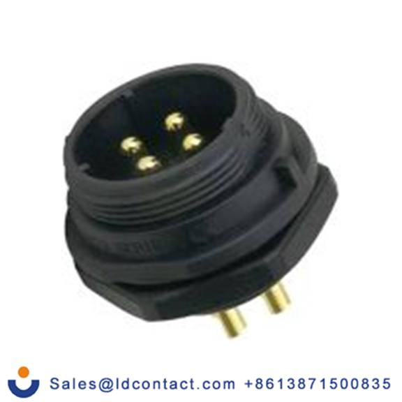 RS PRO,131-6371,Standard 圆形连接器 插座, 3芯, 正面安装, 公芯, 500 V, IP68, SP21系列