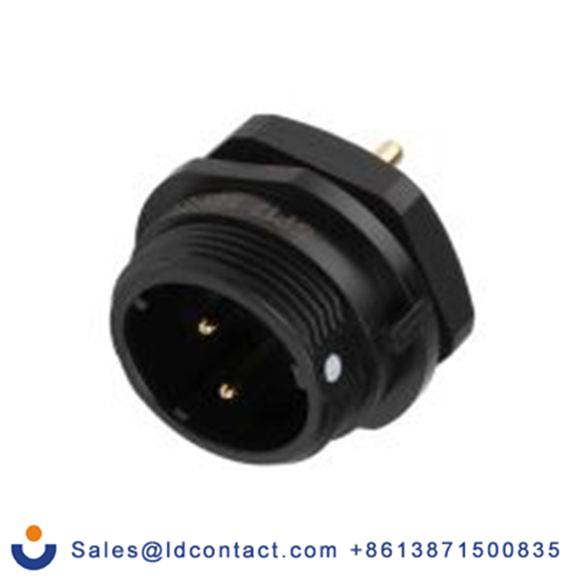 RS PRO,144-4172,Standard 圆形连接器 插座, 2芯, 正面安装, 公芯, 500 V, IP68, SP17系列