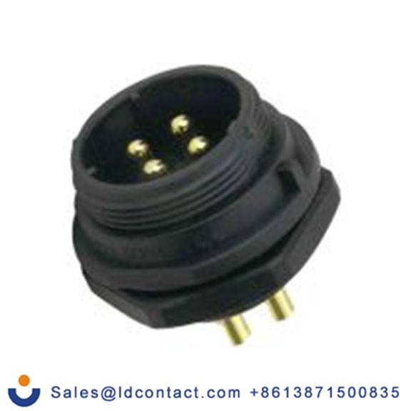RS PRO,144-4202,Standard 圆形连接器 插座, 7芯, 正面安装, 公芯, 500 V, IP68, SP21系列