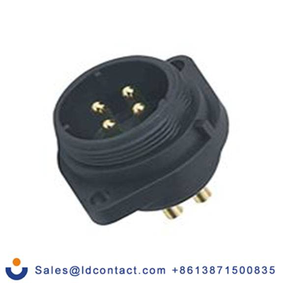 RS PRO,144-4208,Standard 圆形连接器 插座, 7芯, 法兰安装, 公芯, 500 V, IP68, SP21系列