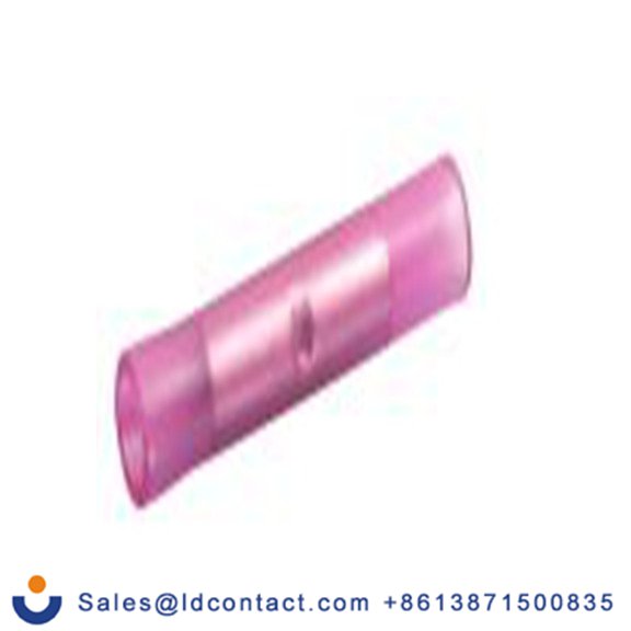 RS PRO,178-7207,接头连接器, 对接, 红色, Φ3.2 mm, 绝缘, 27.3 mm总长, BNYT1系列 16 AWG
