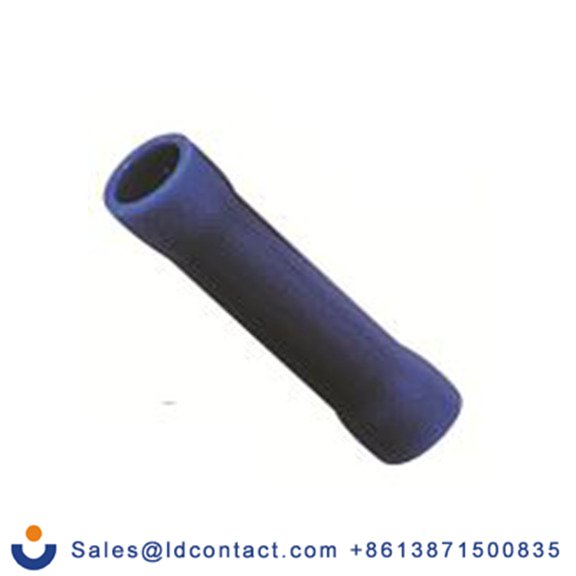 RS PRO,178-7226,接头连接器, 对接, 蓝色, Φ4.5 mm, 绝缘, 24.6 mm总长, BVB2系列 14 AWG