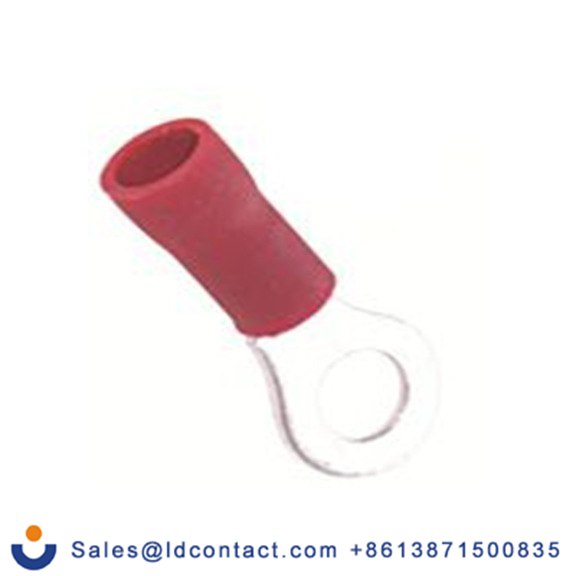 RS PRO,178-7266,绝缘 铜 环形端子, Φ4.3 mm内环 22 AWG, 4.3 mm螺栓, 红色 16 AWG, -40 °C至105 °C E245391系列