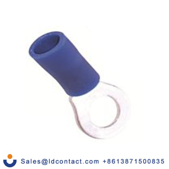 RS PRO,178-7267,绝缘 铜 环形端子, Φ4.3 mm内环 16 AWG, 4.3 mm螺栓, 蓝色 14 AWG, -40 °C至105 °C E245391系列