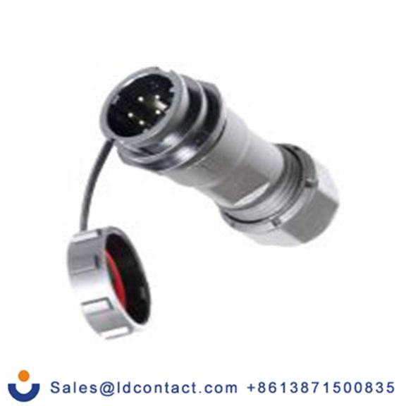 RS PRO,250-6094,Standard 圆形连接器 插头, 5芯, 电缆安装, 母插芯, 500 V, IP40, SY17系列