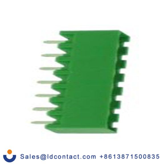 RS PRO,874-4865,7p插拔式接线端子 直向排针, 5.0mm间距, 15.0A, 600.0 v, THT安装, 焊接端接
