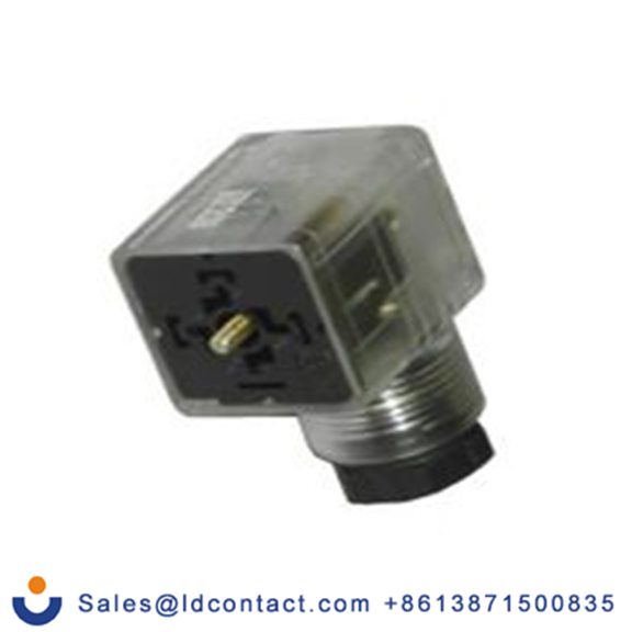 RS PRO,896-2076,带灯电磁阀插头, DIN 43650 A型, 母座, 2P+E, 120 V 交流, 10A, PG11格兰头, 透明