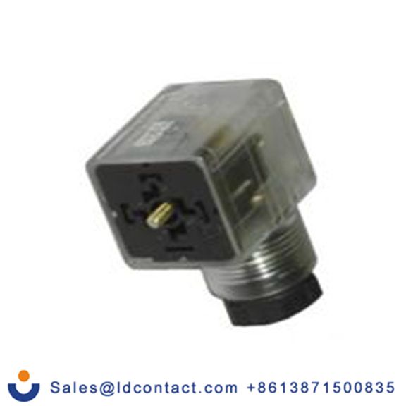 RS PRO,896-2117,带灯电磁阀插头, DIN 43650 A型, 母座, 3P+E, 12 V 直流, 10A, PG11格兰头, 透明