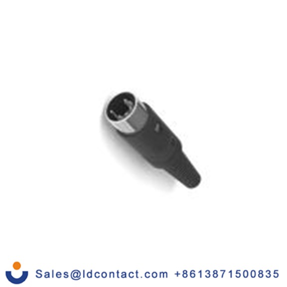 RS PRO,360-110,DIN 连接器, 13.5 mm, DIN 45326, 5触芯, 电缆安装, 直向 1A YE系列, 100 V ac IP40, 卡扣 公