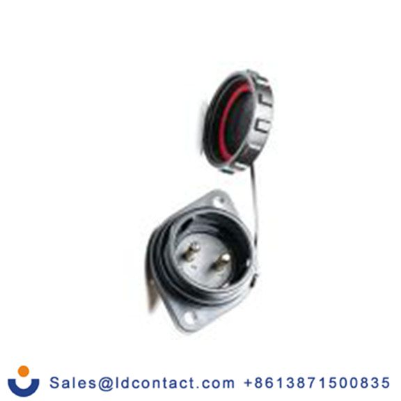 RS PRO,206-5227,圆形连接器 插座, 2芯, 法兰安装, 公芯, 500 V, IP68, SP29系列