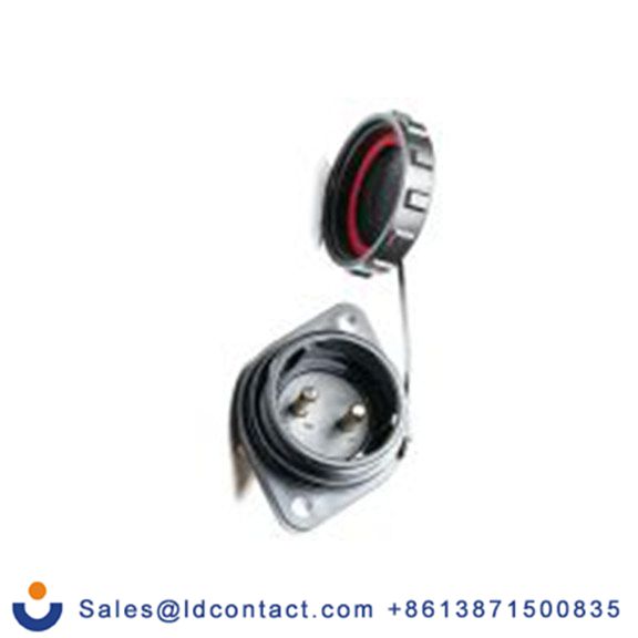 RS PRO,206-5228,圆形连接器 插座, 2芯, 法兰安装, 公芯, 500 V, IP68, SP29系列