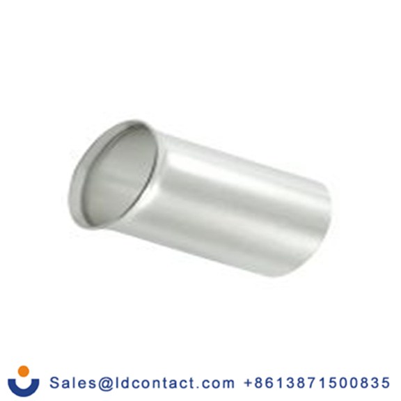 RS PRO,206-9715,非绝缘 压接靴带套圈, Φ13.5 mm x 25 mm引脚, 最大电线尺寸 2 AWG, 总长25 mm, 系列