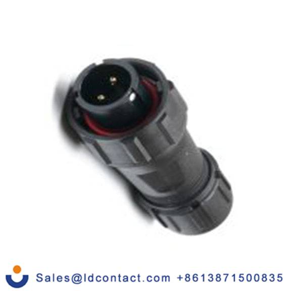 RS PRO,207-2246,Standard 圆形连接器 插头, 2芯, 电缆安装, 公芯, 250 V, IP40, SY13系列