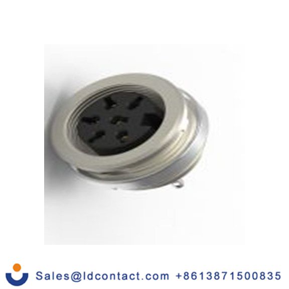 RS PRO,210-0257,DIN 连接器, Standard, 6触芯, 面板安装, 直向 5A YE-1606NY系列, 250 V IP40 母插